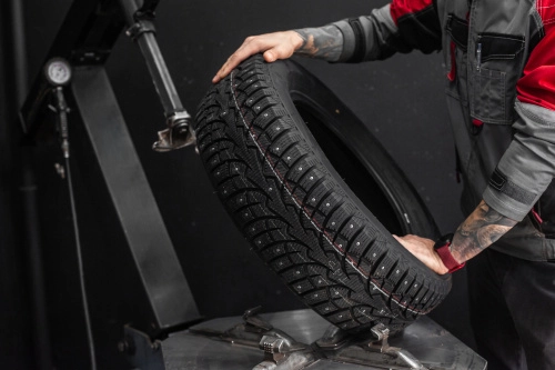 фото протектора и шины WINTERNOVA STUD I Шина ZMAX WINTERNOVA STUD I 155/70 R13 75T